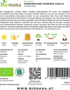 Deutschland Samen Kraft Verkaufs-Shop -Deutschland Samen Kraft Verkaufs-Shop bionana bio honigmelone cosenza giallo 1 paket 1674687 de