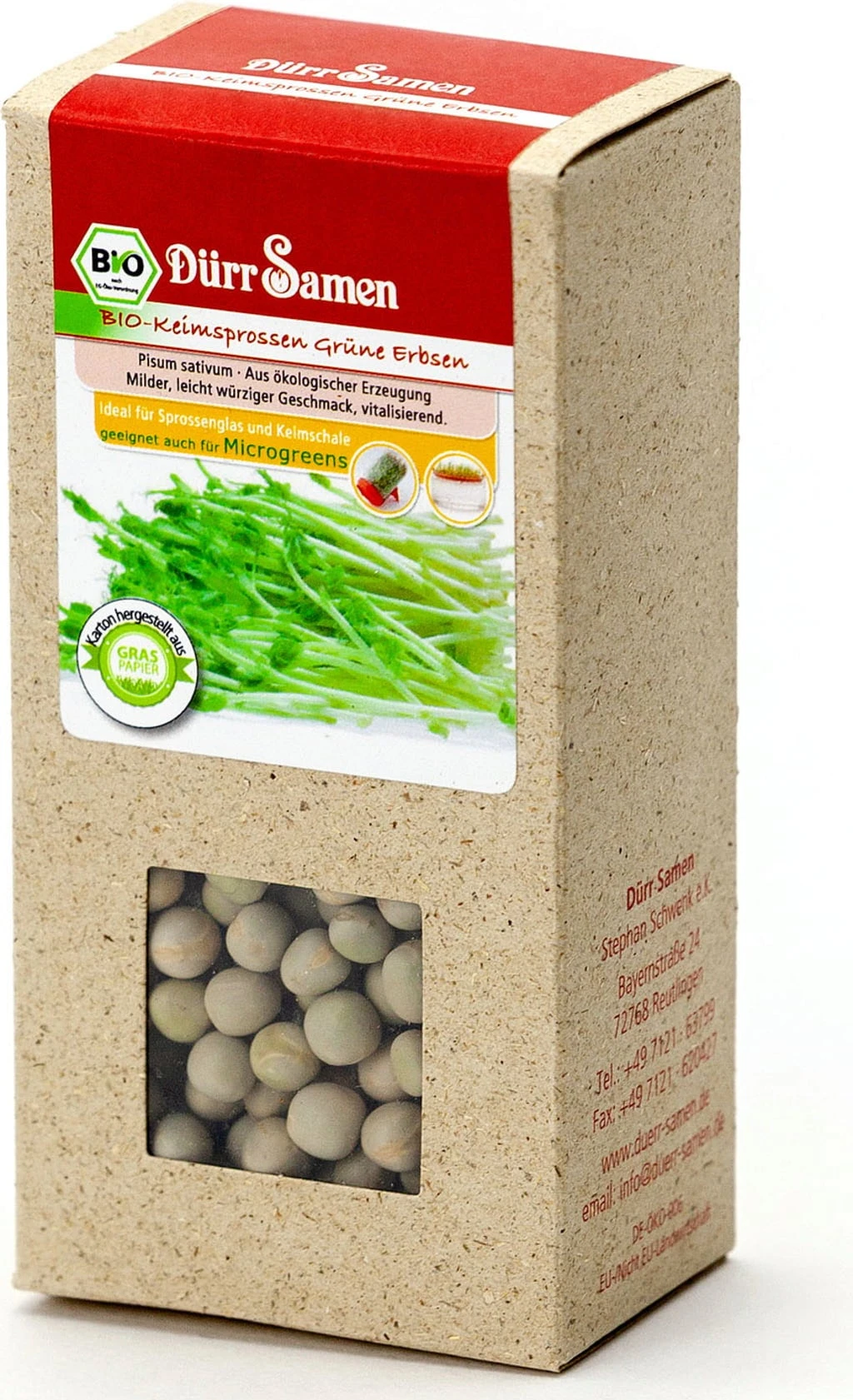 BIO-Keimsprossen Grüne Erbsen, 200 G 3 BIO-Keimsprossen Grüne Erbsen, 200 G
