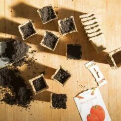 Abbaubare Anzuchttöpfe Eckig, 120 Stück -Deutschland Samen Kraft Verkaufs-Shop own grown abbaubare anzuchttoepfe eckig 120 st 1679318 de