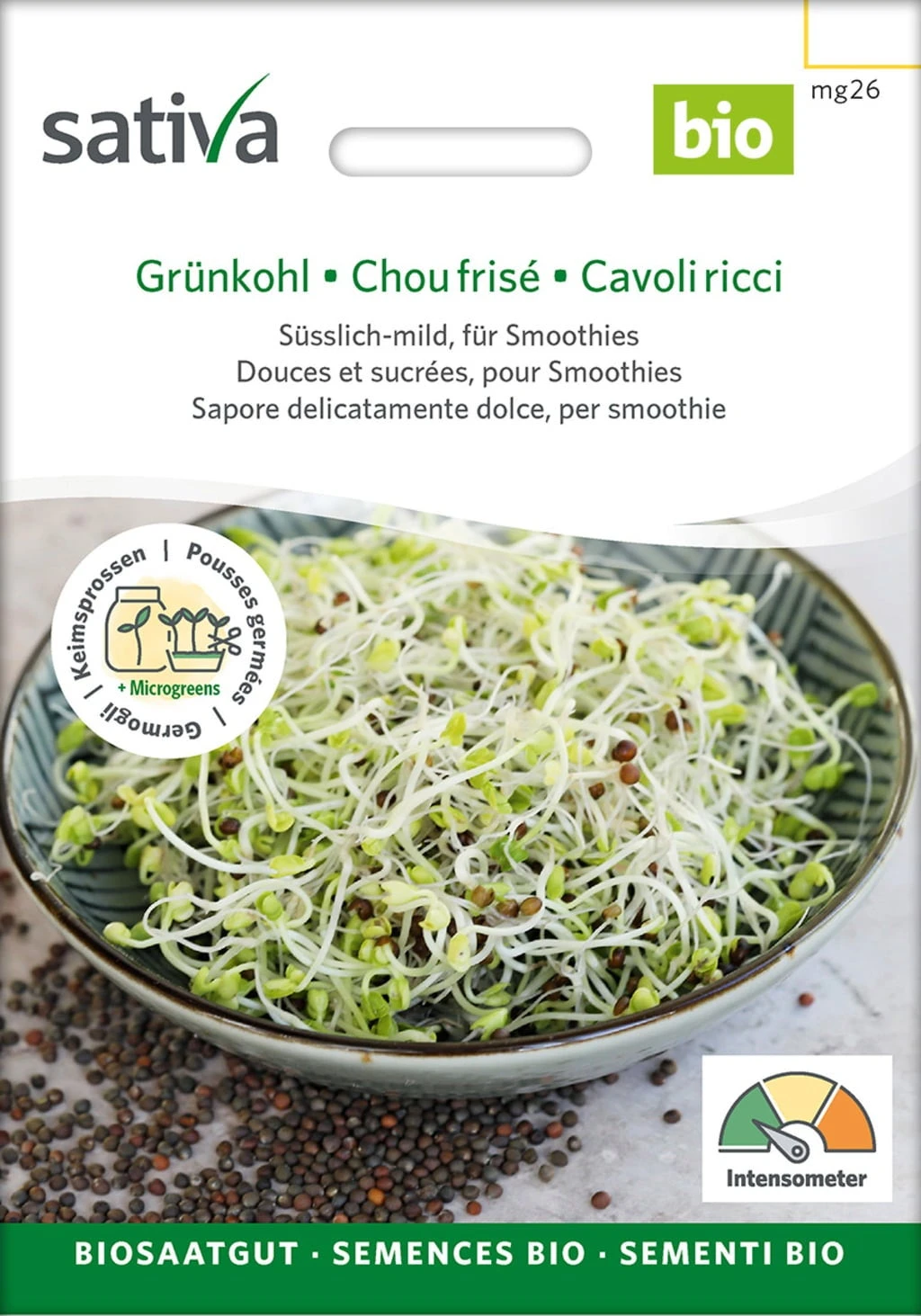 Bio Keimsprossen "Grünkohl" 3 Bio Keimsprossen "Grünkohl"