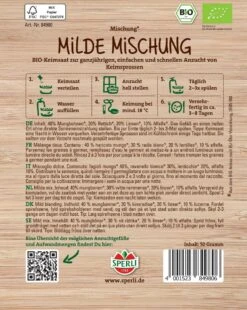 Bio Keimsprossen Milde Mischung
