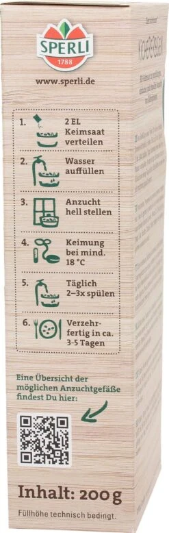 Bio Keimsprossen-Saat Kichererbse -Deutschland Samen Kraft Verkaufs-Shop sperli bio keimsprossen saat kichererbse 1 paket 1663633 de