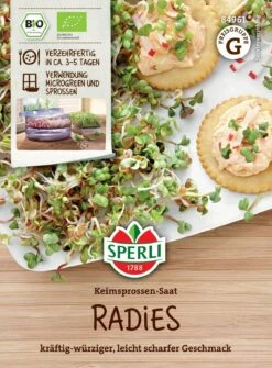 Bio Keimsprossen-Saat Radies
