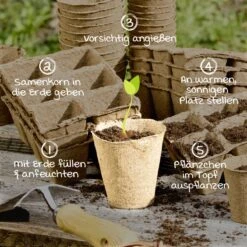 Windhager Anzucht-Töpfe 8 Cm Rund, 16 Stück -Deutschland Samen Kraft Verkaufs-Shop windhager anzucht toepfe 8cm rund 16 k 1147657 de