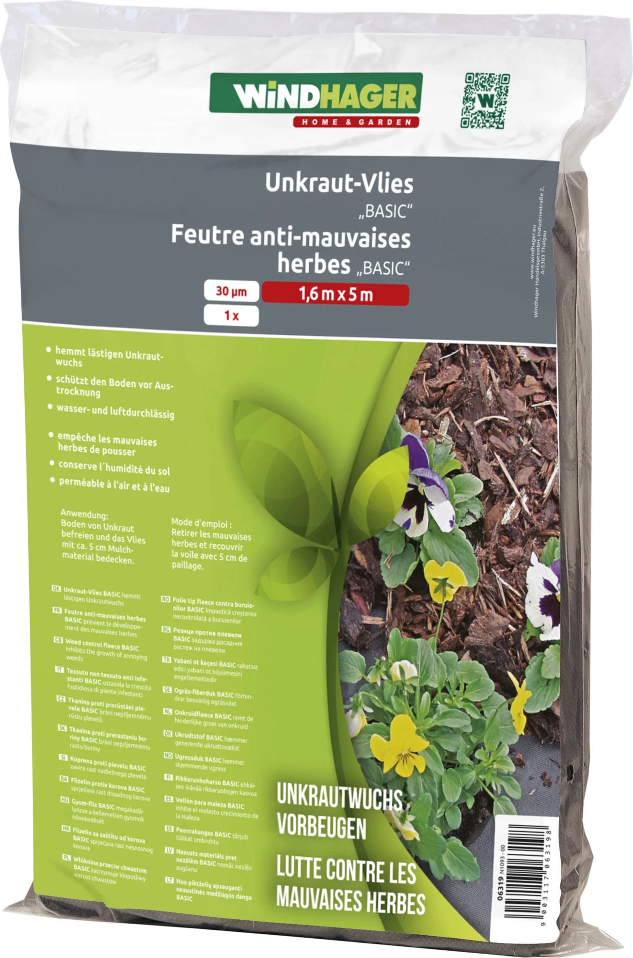 Windhager Unkraut-Vlies Basic 4 Windhager Unkraut-Vlies Basic – Bild 2